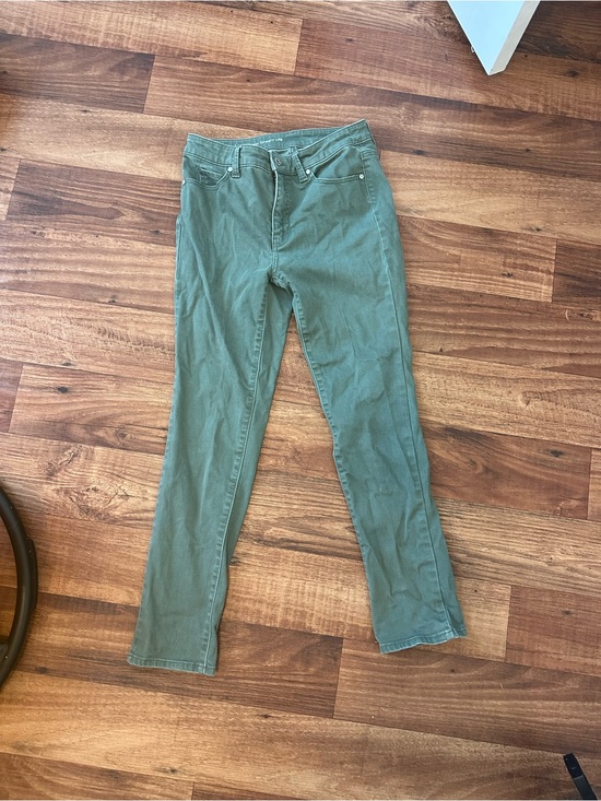 Talbots Pants - Talbots Olive Green Skinny Jeans